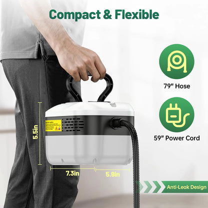 Factory Direct Sale 2500W High Pressure Steam Cleaner - Portable & Powerful